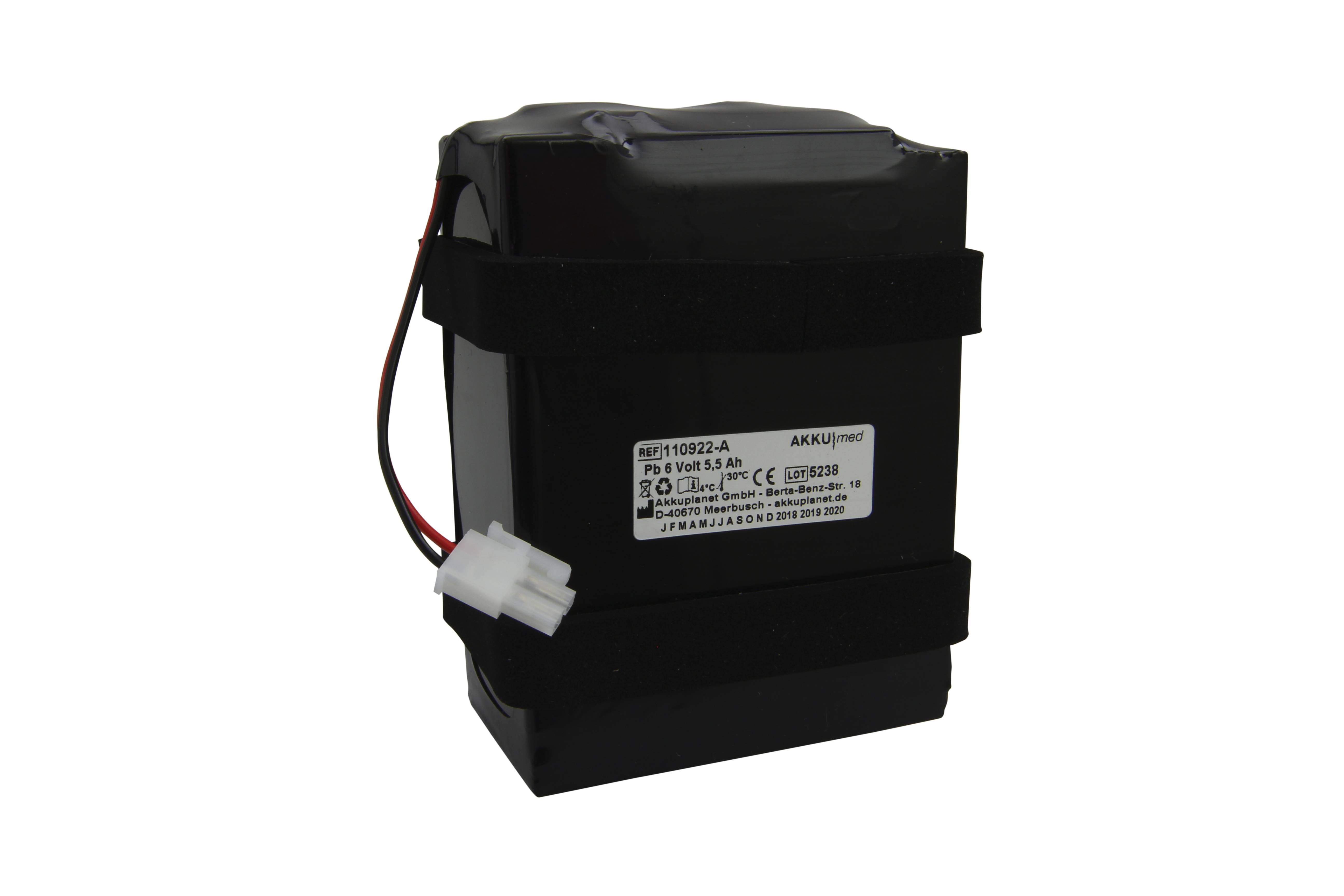 Blei Akku passend für Welch Allyn VSM LXI, 400732 - Typ 4500-84
