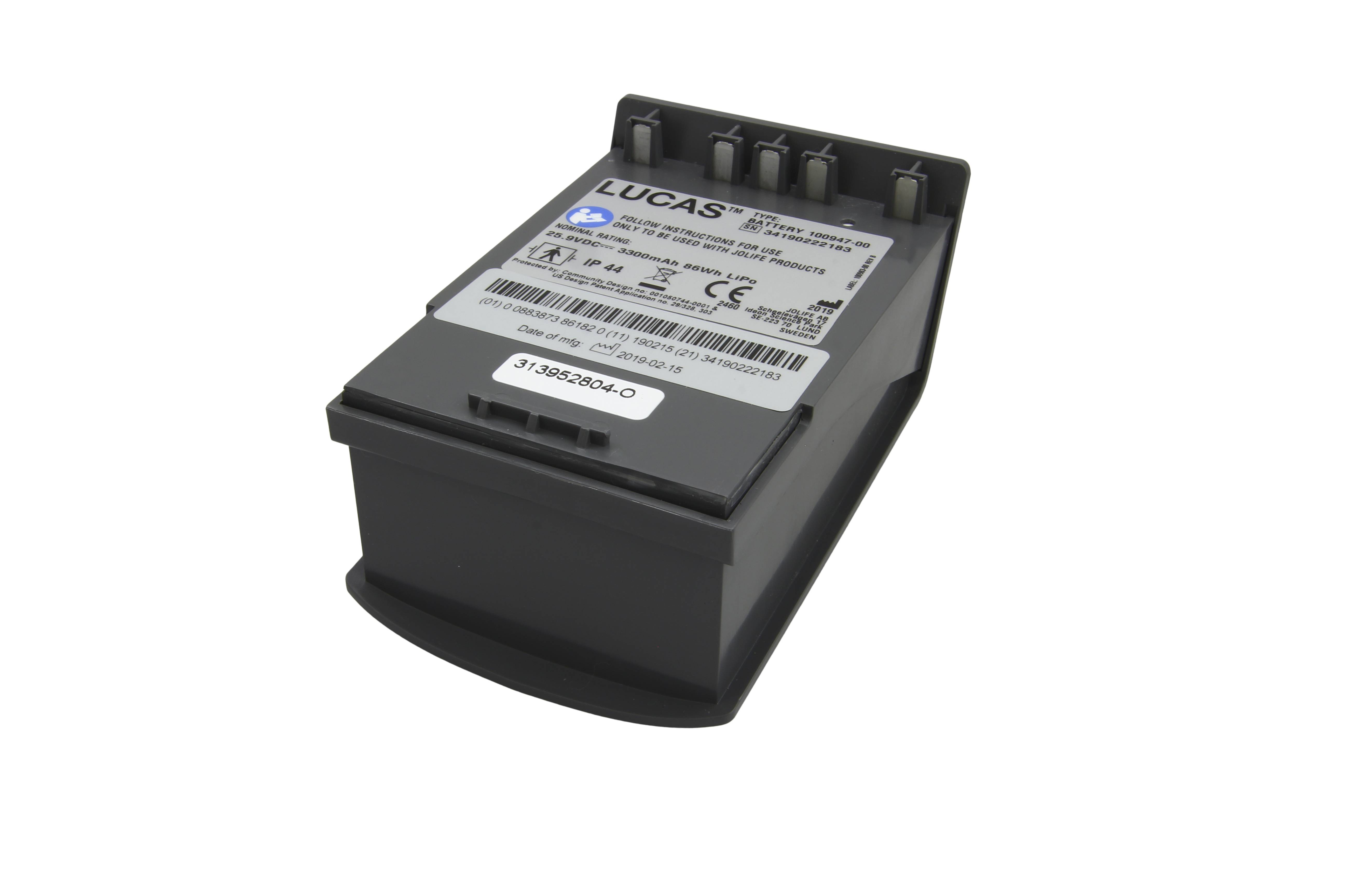 Original Li Polymer Akku Physio Control Lucas 3 - 11576-000080