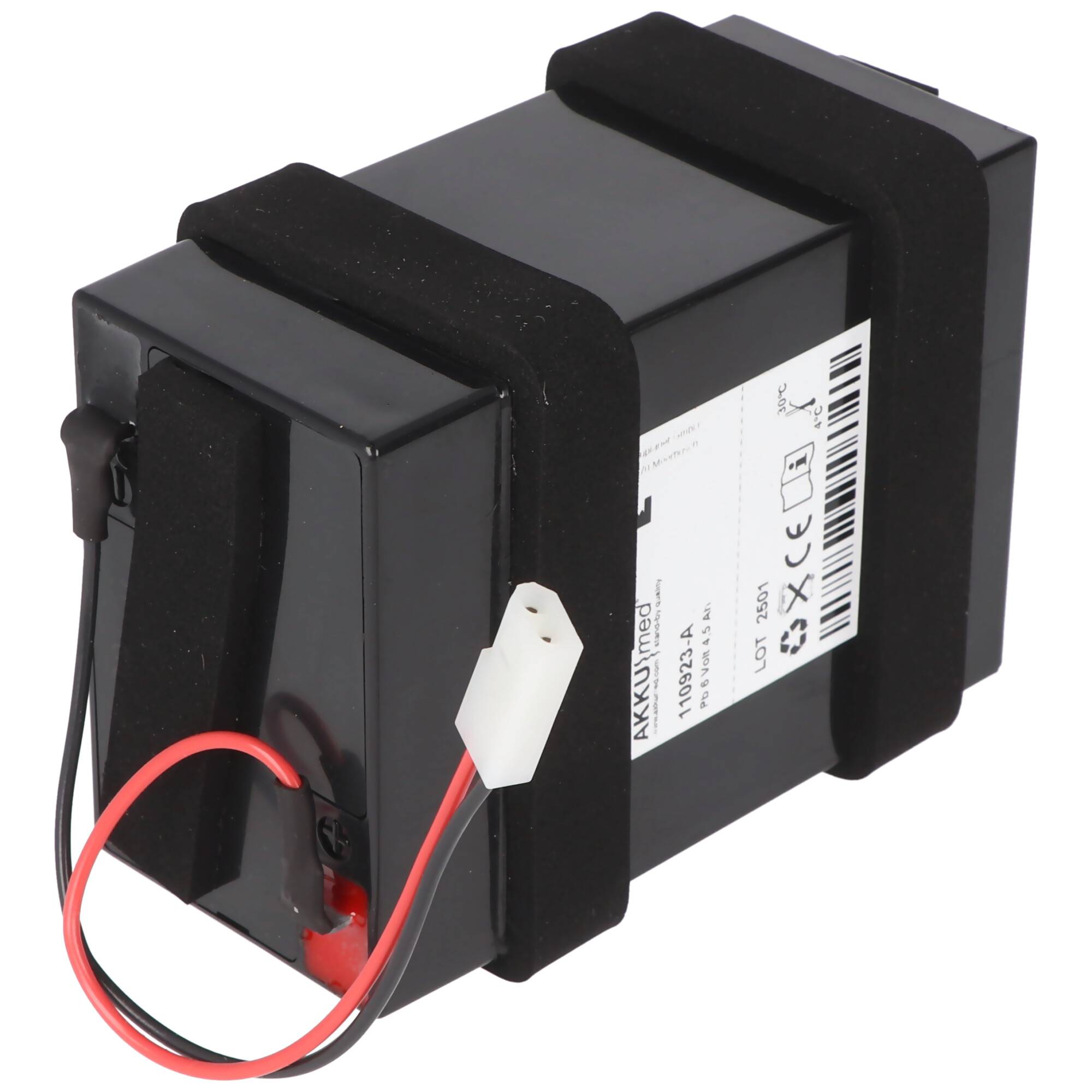 Bleiakku passend für Welch Allyn Vital Sign Monitor (VSM) 300 Serie/ Spot 420/ 42NOB/ 53NTB/ 53NTL/ 63NTB (501-0015-01)