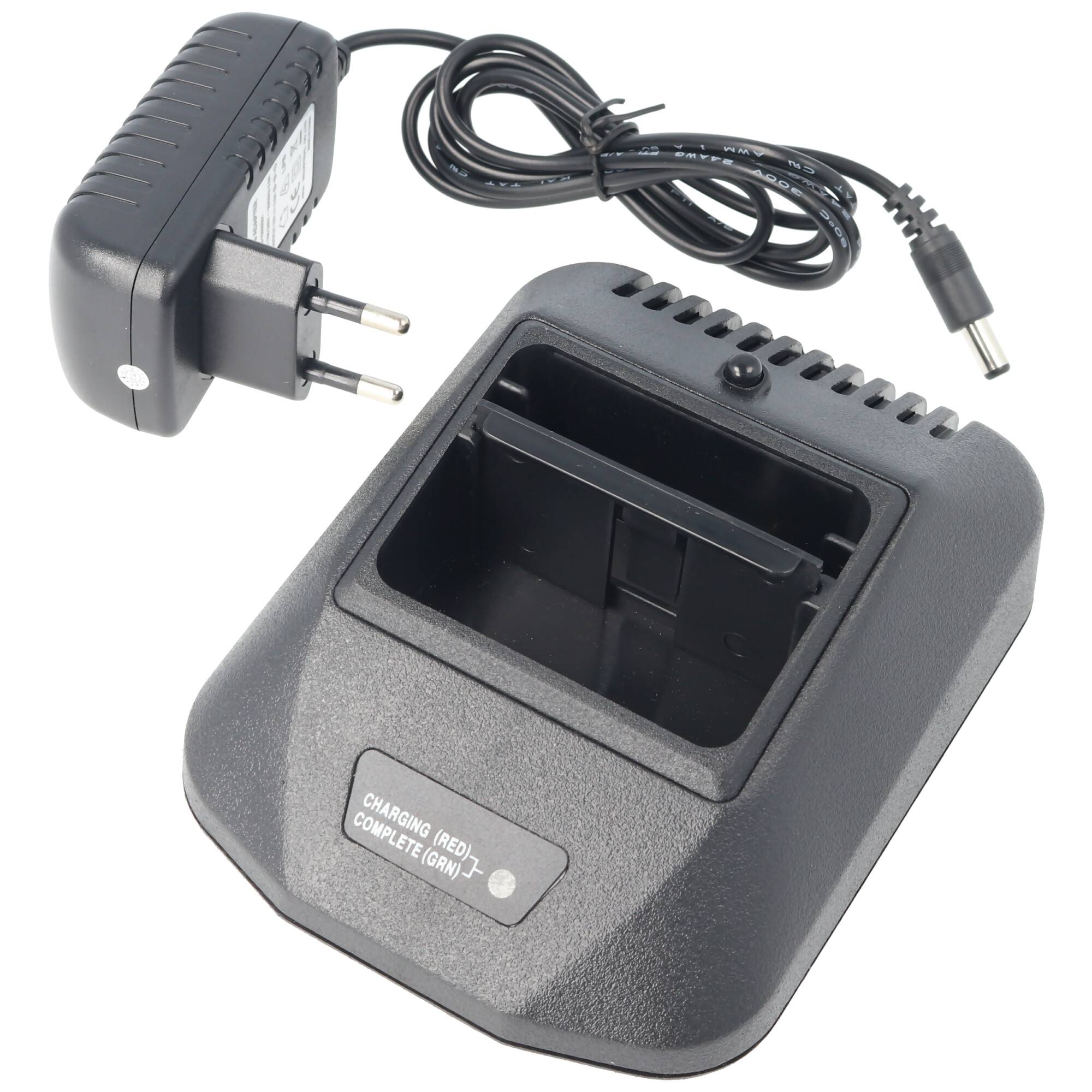 Ladegerät für Kransteuerungsakku passend für Autec MBM06MH Modular MJ/MK/MK plus 100 - 240 Volt AC, 1A Ladestrom