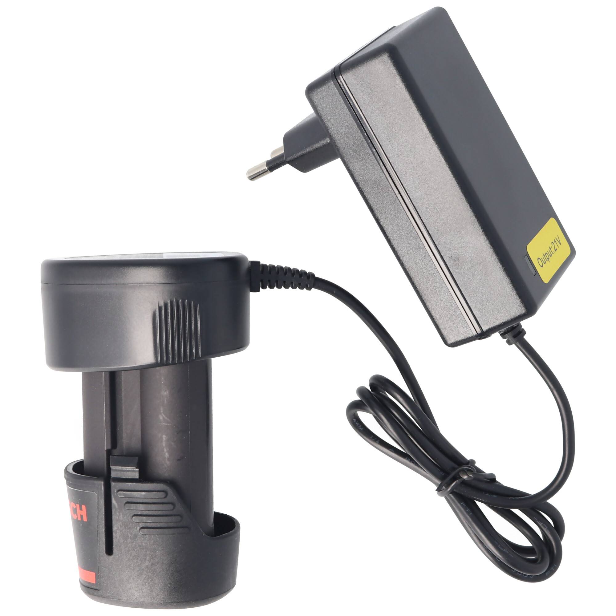 Ladegerät passend für Bosch Werkzeug-Akku 10,8 Volt und 12 Volt Li-Ion Akku 2 607 336 863, 2 607 336 013, 2 607 336 014,