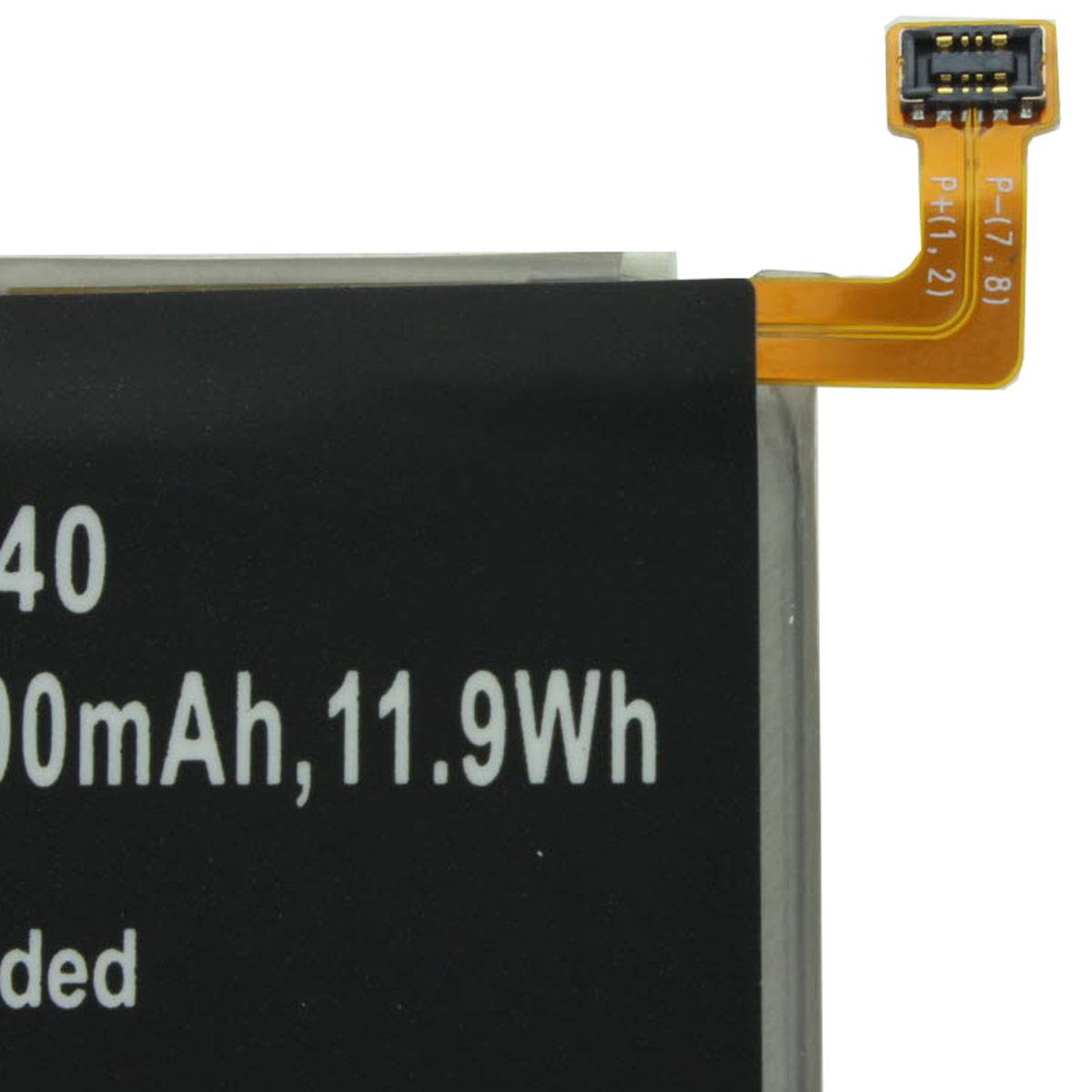 Akku passend für Samsung Galaxy A40, Li-Polymer, 3,85V, 3100mAh, 11,9Wh, built-in, ohne Werkzeug