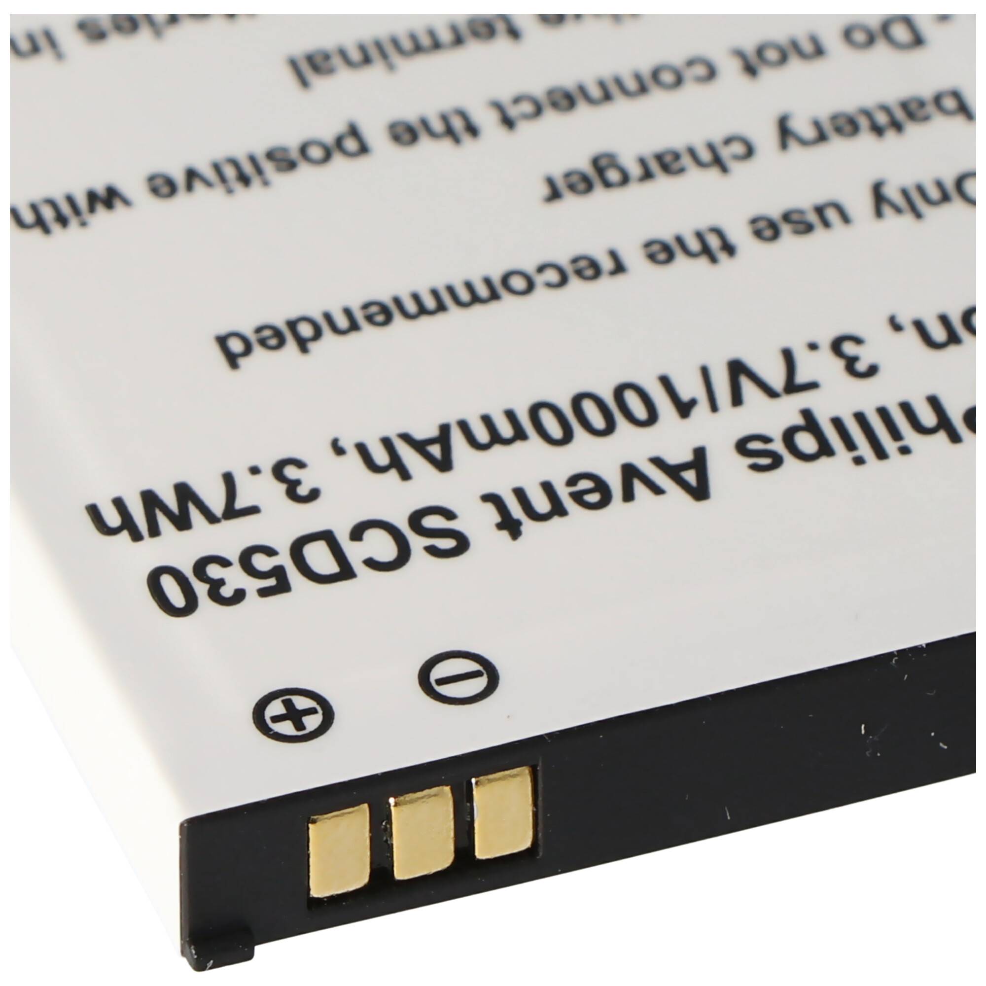 Akku passend für Philips Avent SCD530, Li-Ion, 3,7V, 1000mAh, 3,7Wh