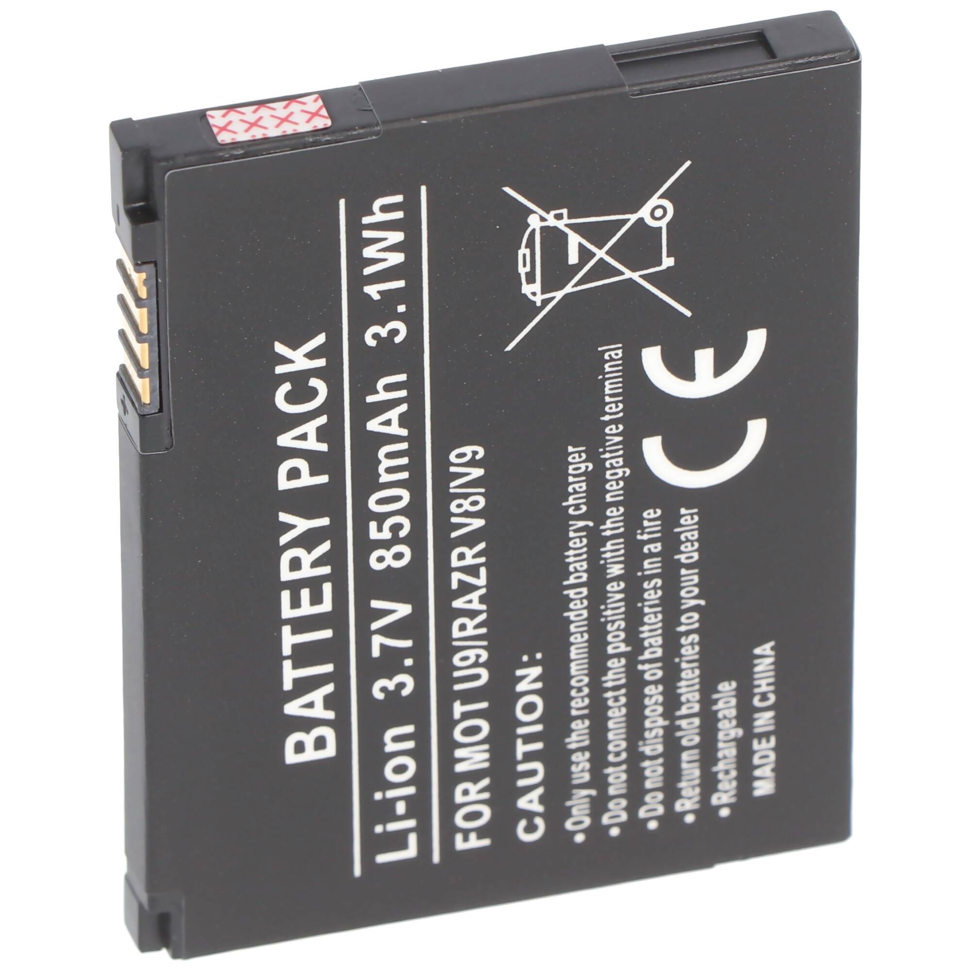 Akku passend für Motorola RAZR² V8, V9 Akkutyp BX40, BX50, SNN5805