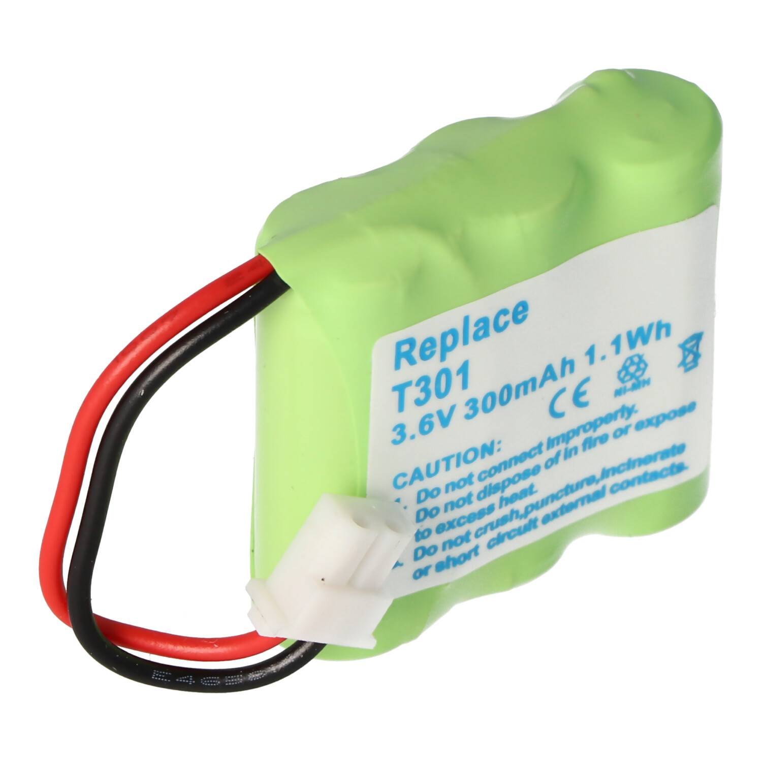Akku nur passend für AUDIOLINE CDL970, CDL971 NiMH 3,6V 300mAh