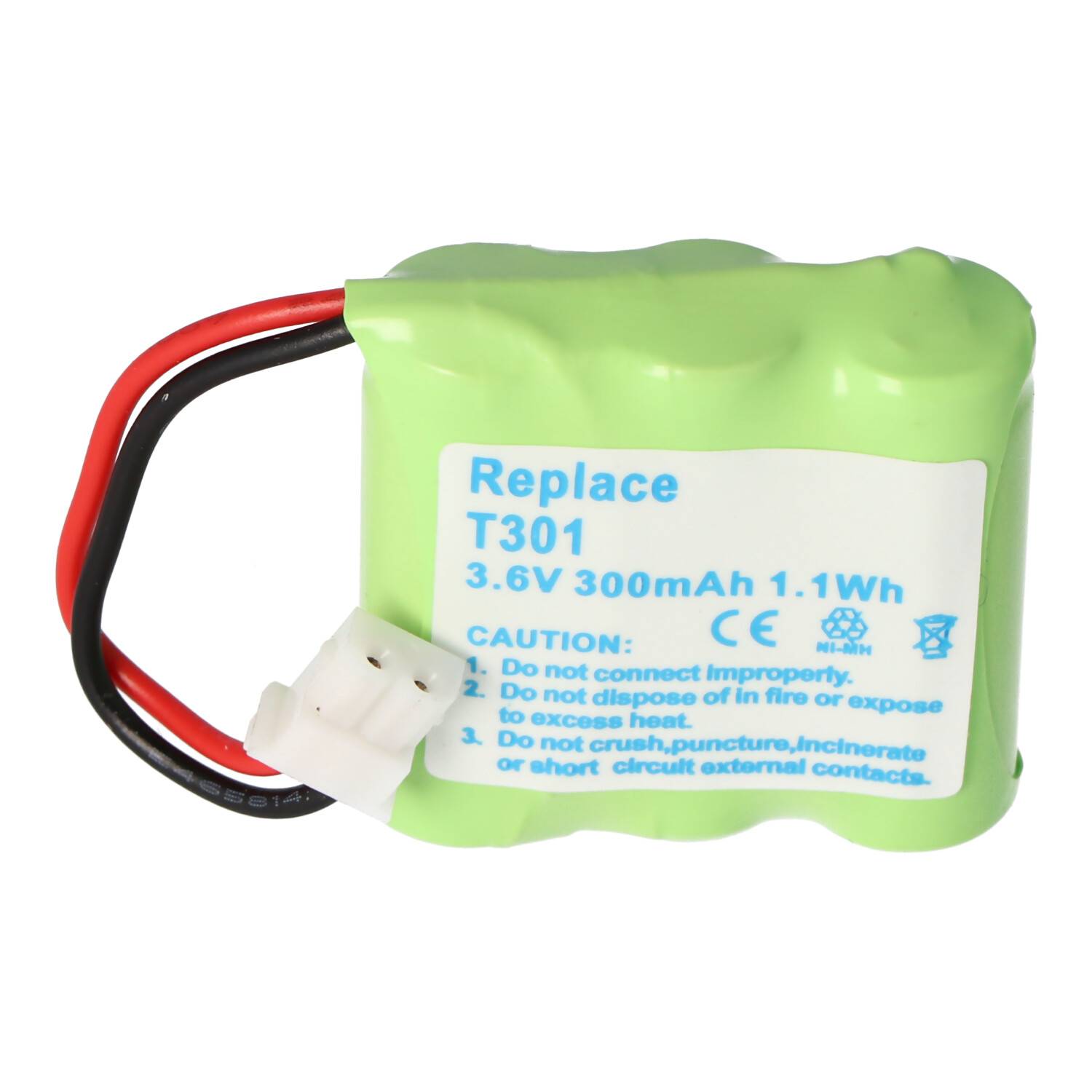 Akku nur passend für AUDIOLINE CDL970, CDL971 NiMH 3,6V 300mAh