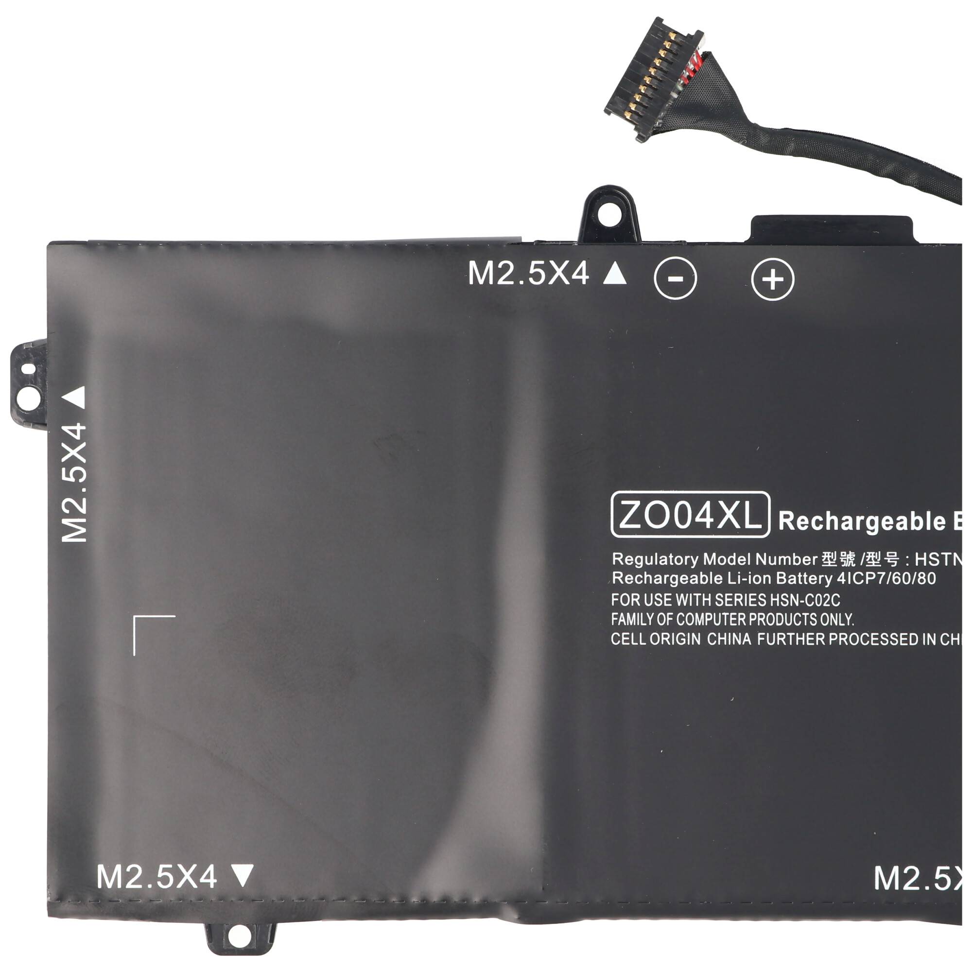 Akku passend für HP ZBook Studio G3, Li-Polymer, 15,2V, 3400mAh, 51,7Wh, built-in ohne Werkzeug