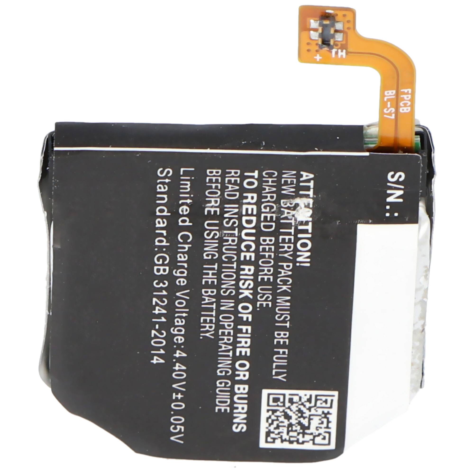 Akku passend für LG Watch Urbane 2nd Edition LTE, W200, Li-Polymer, 3,85V, 400mAh, 1,5Wh, built-in, ohne Werkzeug