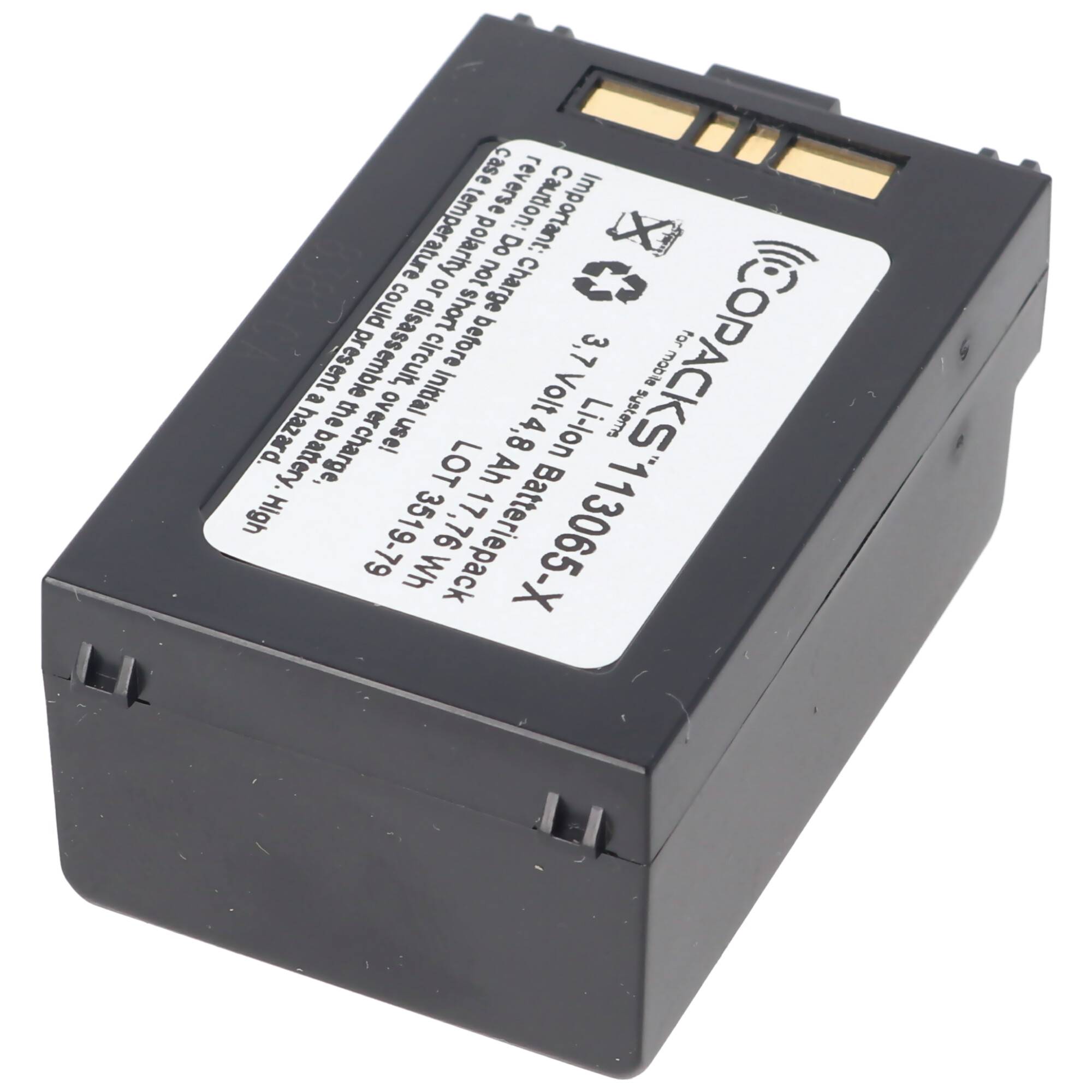 Li Ion Akku passend für den Symbol Scanner MC70 2X Akku BTRY-MC70EAB02