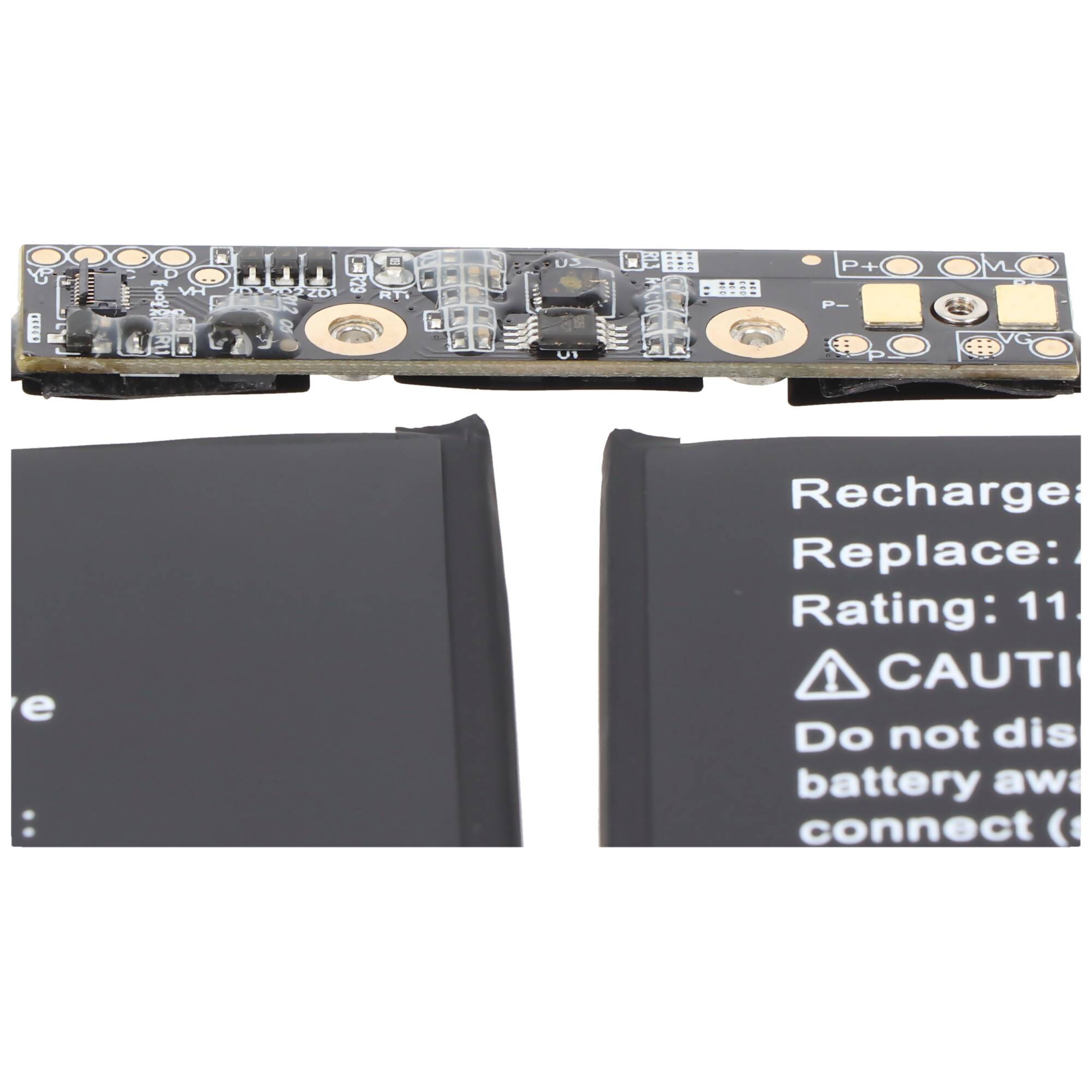 Akku passend für A1953 für MacBook Pro 15" 2018, A1990 EMC 3215, Li-Polymer, 11,4V, 7336mAh, 83,6Wh, built-in, ohne Werk