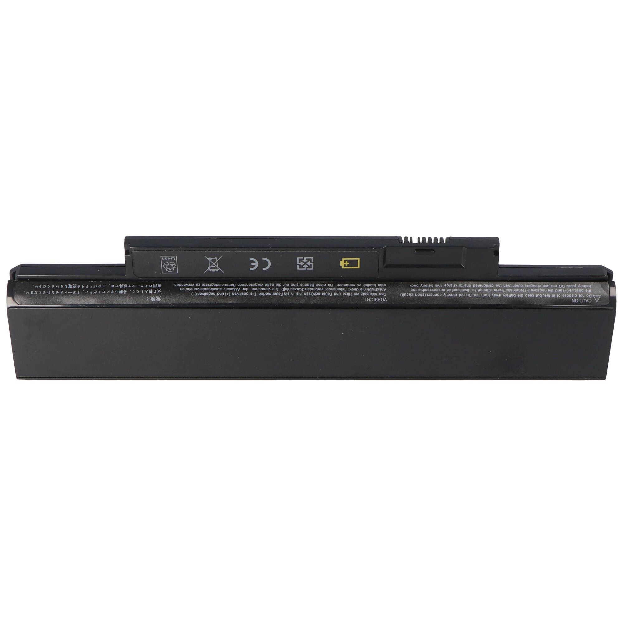 Akku passend für Lenovo ThinkPad X130e, X140e, Li-Ion, 10,8V, 5200mAh, 56,2Wh, black
