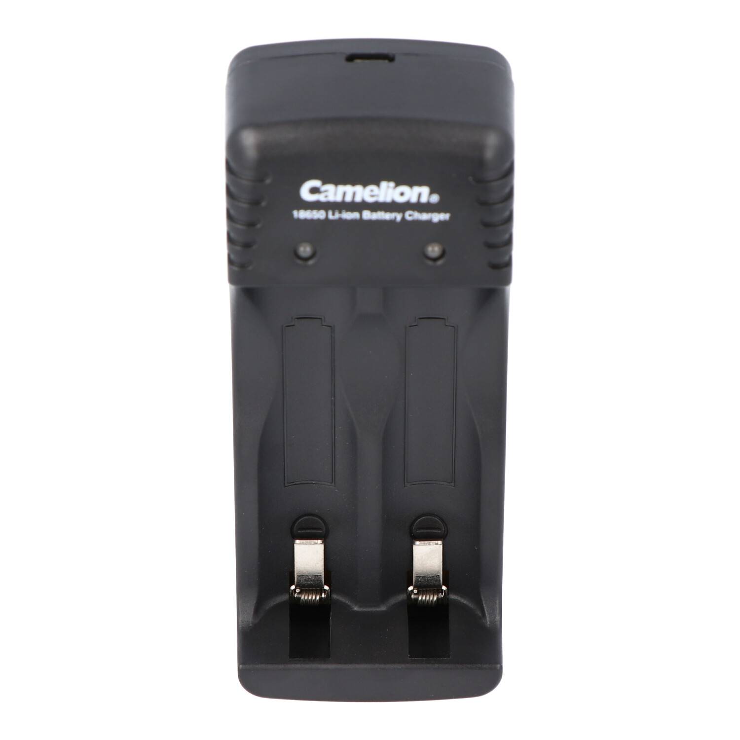 18650 USB Li-Ion Ladegerät inklusive Micro USB Ladekabel passend für 1 oder 2 Li-Ion Akku 18650er