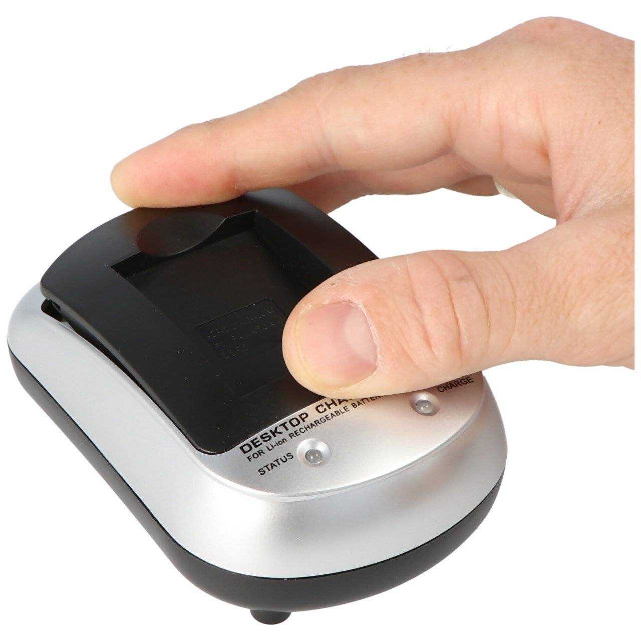 Ladegerät passend für 2CR5, 2CR5M, 2CR5MR Akkus, Set bestehend aus Ladegerät inklusive 12-24V Adapter sowie Netzadapter,