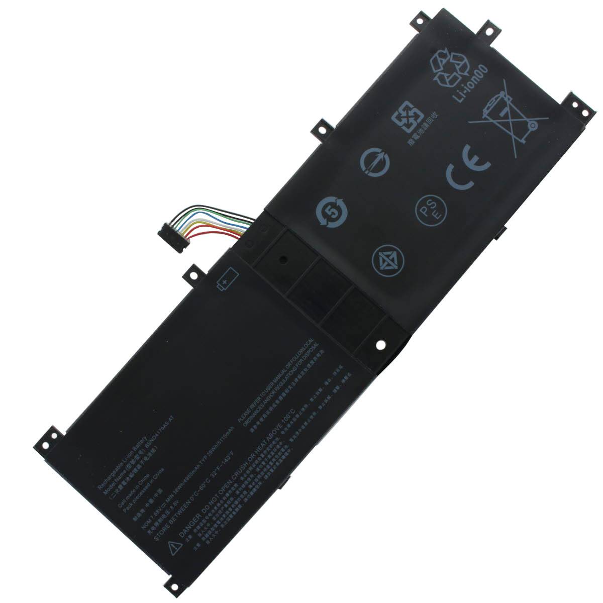 Akku passend für Lenovo Miix 510, Miix 520, Miix 5 pro Li-Polymer-Akku 7,68V, 4955mAh, 38Wh