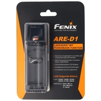 Fenix ARE-D1 Einschacht-Ladegerät passend für 21700, 18650, 26650, 16340, 14500, 10440 Li-Ion, NiMH und NiCd Akkus Fenix ARE-D1 Einschacht-Ladegerät passend für 21700, 18650, 26650, 16340, 14500, 10440 Li-Ion, NiMH und NiCd Akkus