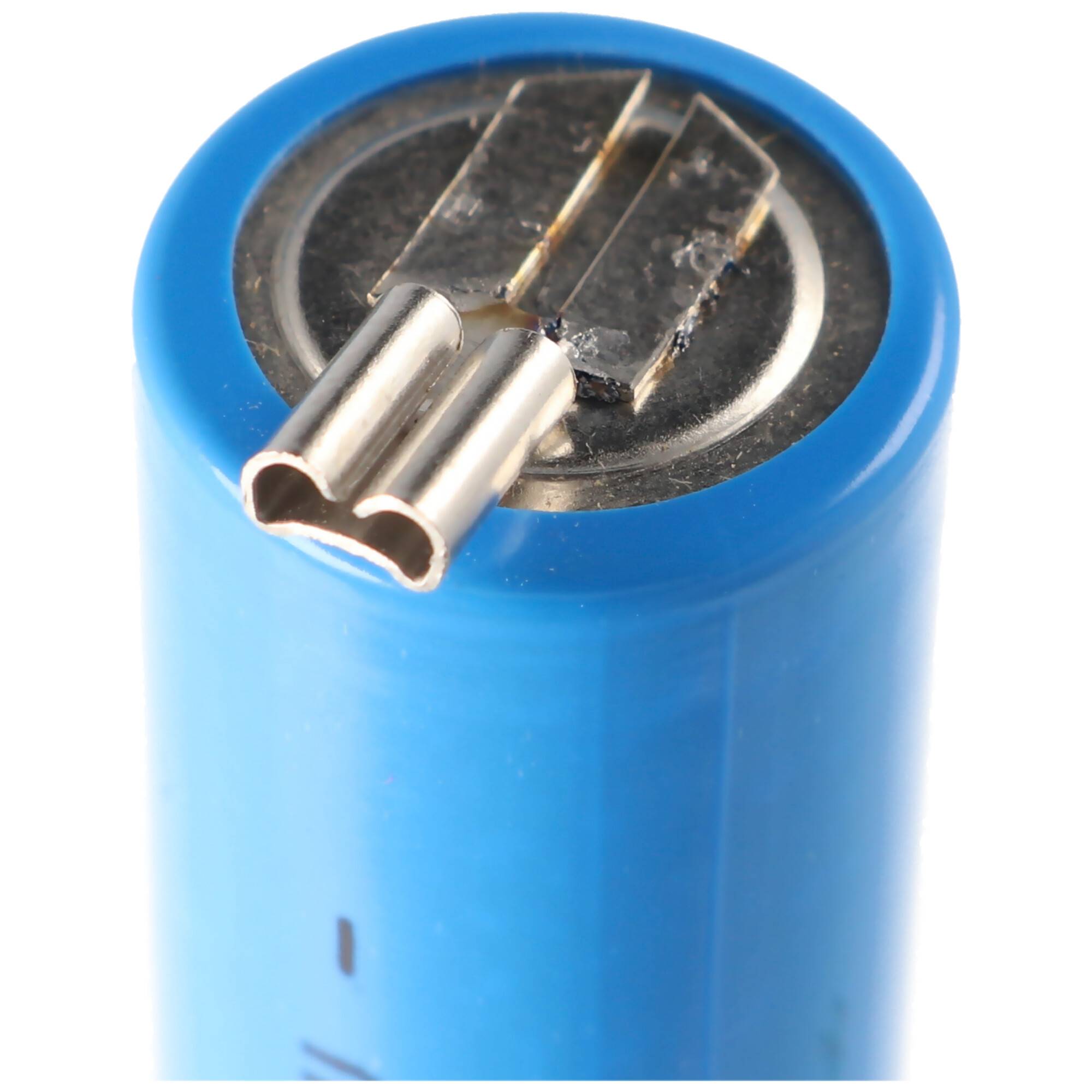 3,2 Volt Solar Akku Lithium IFR 14500 AA mit 2,8mm Buchsen 600mAh LiFePo4 Akku Flat Top ungeschützt Masse 14,2 x 50,2mm