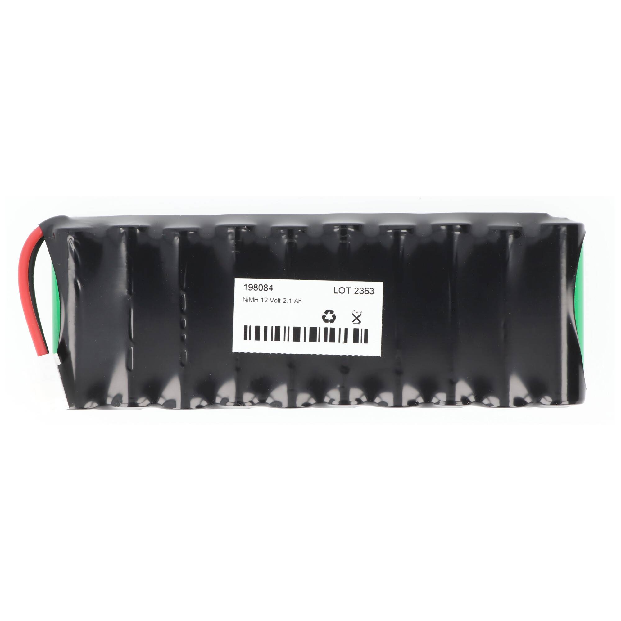 Akku passend für Roto WDT-S RT2-SF G2/G3/G4 NiMH, 12V, 2200mAh, 26,4Wh, F1-10 AA, GPRHC212B206