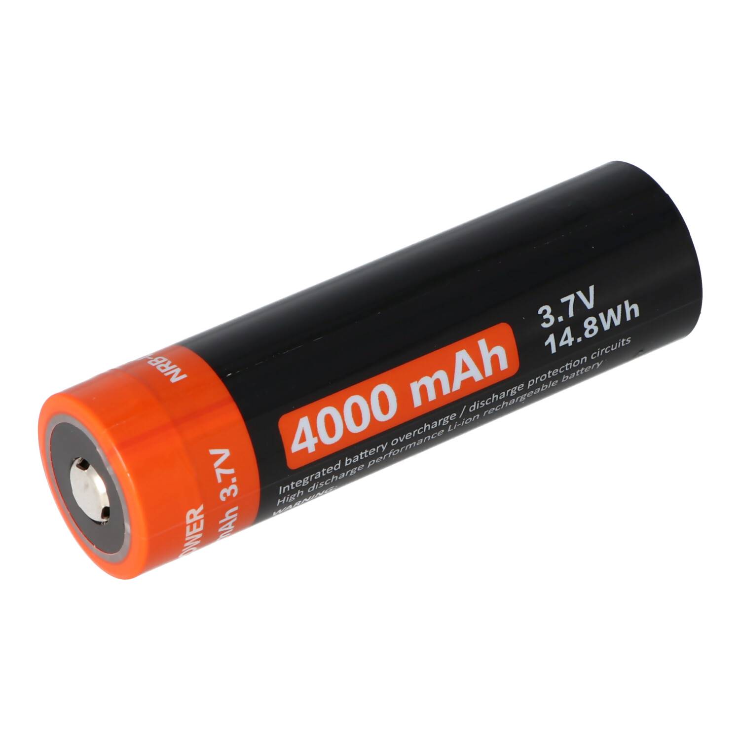 4000mAh Li-Ion 21700er Li-Ion-Akku 21700 mit 3,7 Volt 4000mAh 14,8Wh, 21,3x76,3mm mit USB-C Ladeanschluss zum Nachladen
