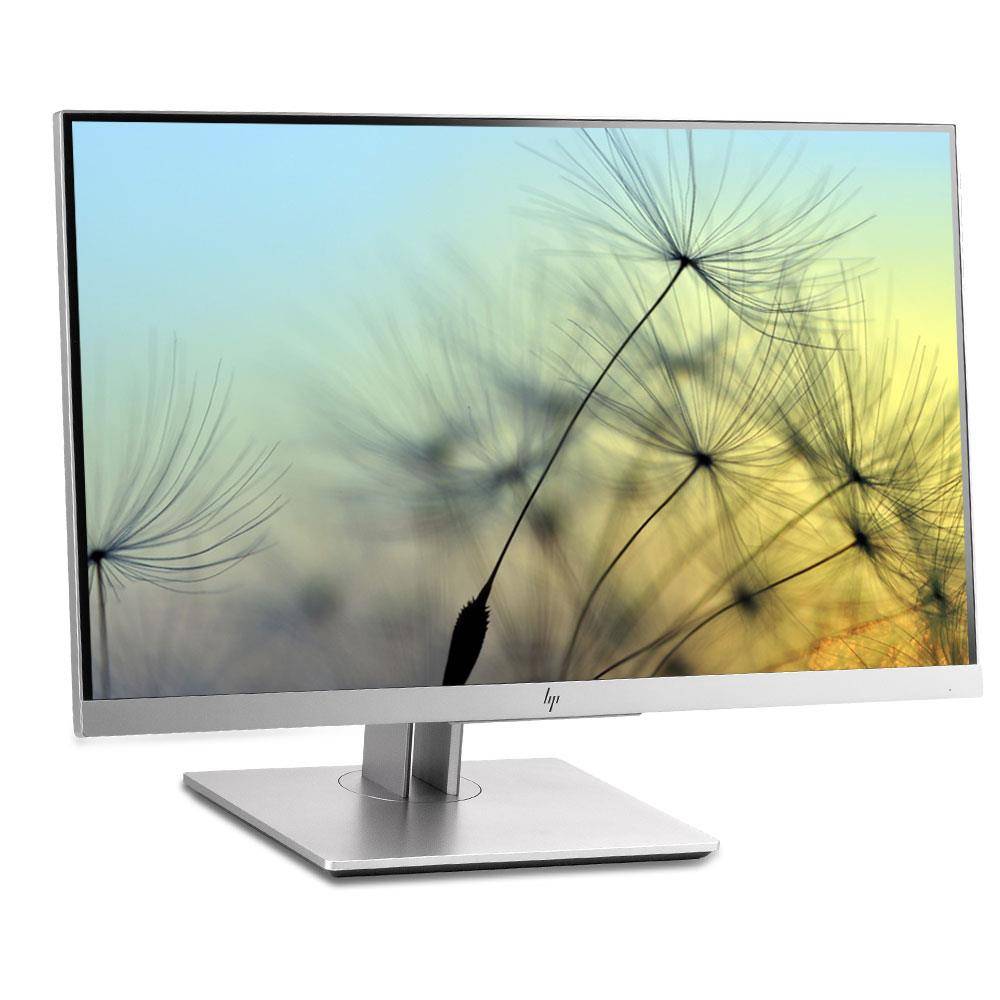 HP EliteDisplay E243 (Refurbished) 60,5cm (23,8") TFT-Monitor (LED, FULL HD, IPS, Pivot, HDMI + DP + USB) Silber