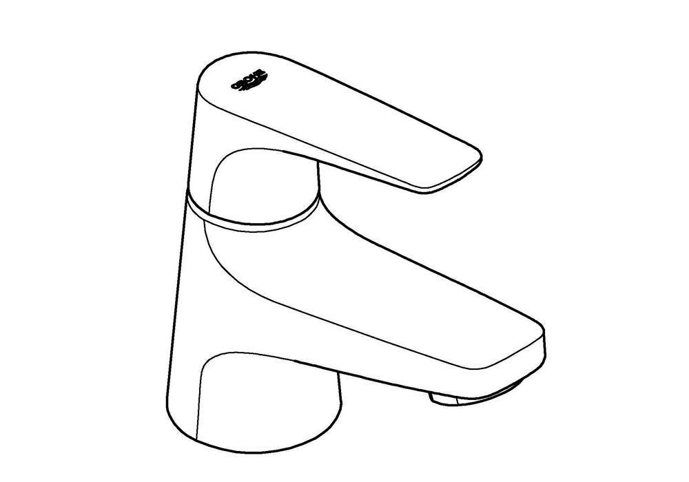 GROHE Standventil BAUFLOW 1/2" XS-Size chr