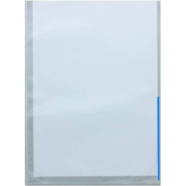 Sichthüllen A4 mit Indexstreifen PP VE=100 Stück blau