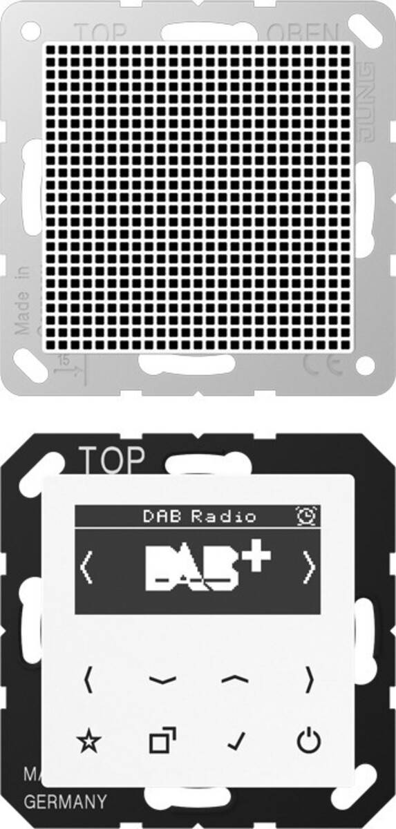 Jung Smart DAB+ Digitalradio DAB A1 WW
