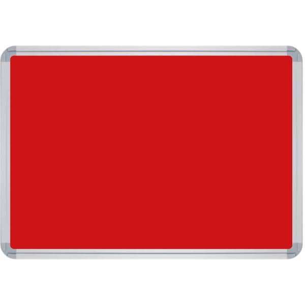 Stellwandtafel beidseitig Filz B1400xH600xT22mm rot