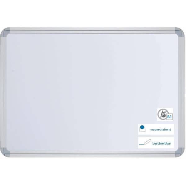 Wandtafel Emaille schwer entflammbar B1 B1500xH1200xT22mm weiß