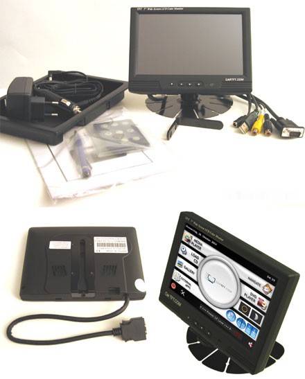 MM400 - VGA 7" TFT - Touchscreen USB - PAL/NTSC - Fernbedienung - Audio [LED-Backlight]