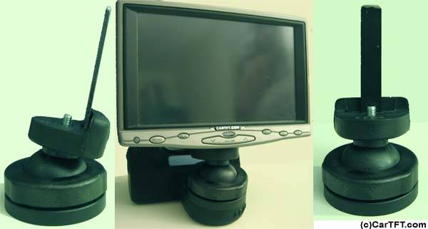 Bildschirmaufnahme für MM400 V2 / CTF700 / CTF840 Displays (zur Montage auf fahrzeugspezifischem Unterbau)