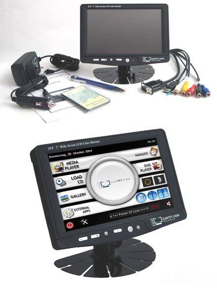 CTF700 - VGA 7" TFT - Touchscreen USB - PAL/NTSC - IR - Audio (500 nits) [LED-Backlight]