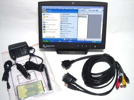 CTF1020-L - VGA 10.2" TFT - Touchscreen USB - Video - Autodimmer - Audio [LED-Backlight]