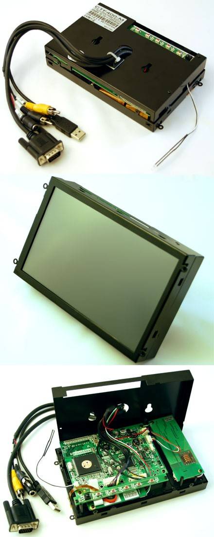 CTF400-ML - VGA 7" TFT - Touchscreen USB - Video - OPEN-FRAME (LED Backlight)