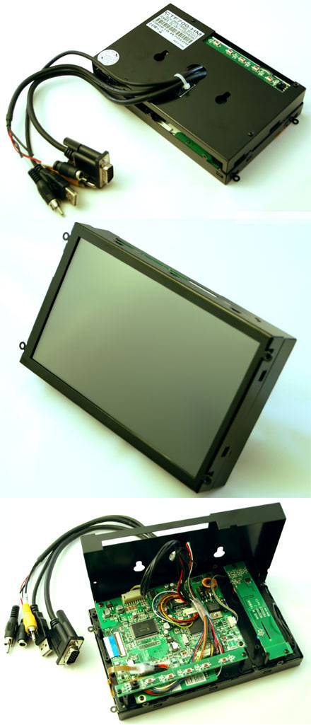CTF700-HM - VGA 7" TFT - Touchscreen USB - OPEN-FRAME (800nits , TMR-Technologie)