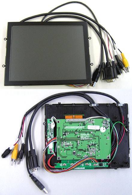 CTF846-ML - VGA 8.0" (4:3) TFT - Touchscreen USB - Video - OPEN-FRAME (600 nits, LED Backlight)