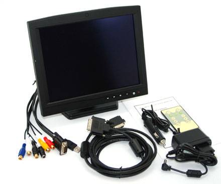 CTF1040-SXLD - VGA/DVI 10.4" TFT - Touchscreen USB - Video - Autodimmer - Audio [1024x768, Kontrast 1200:1, LED] -T