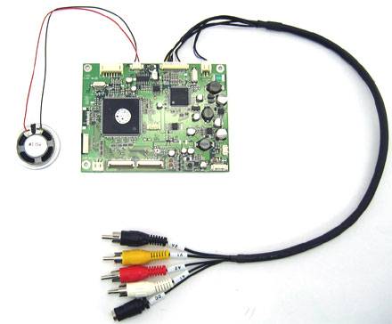 Lautsprecher/Rückfahrkameraeingang für CTF-Open-Frame TFT Displays