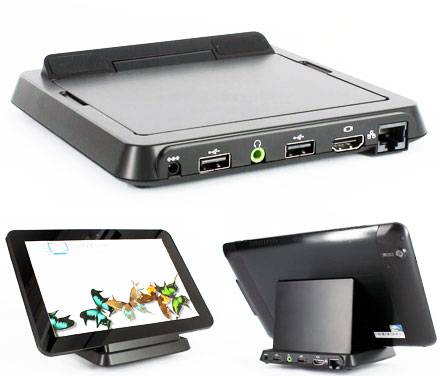 Docking Station für CTFPAD-2 (2x USB, 1x LAN RJ-45, 1x Audio, 1x DC-In, 1x HDMI)