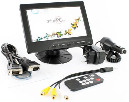 CVL700 - HDMI/VGA 7" TFT - Touchscreen USB - PAL/NTSC - IR - Audio [LED-Backlight]