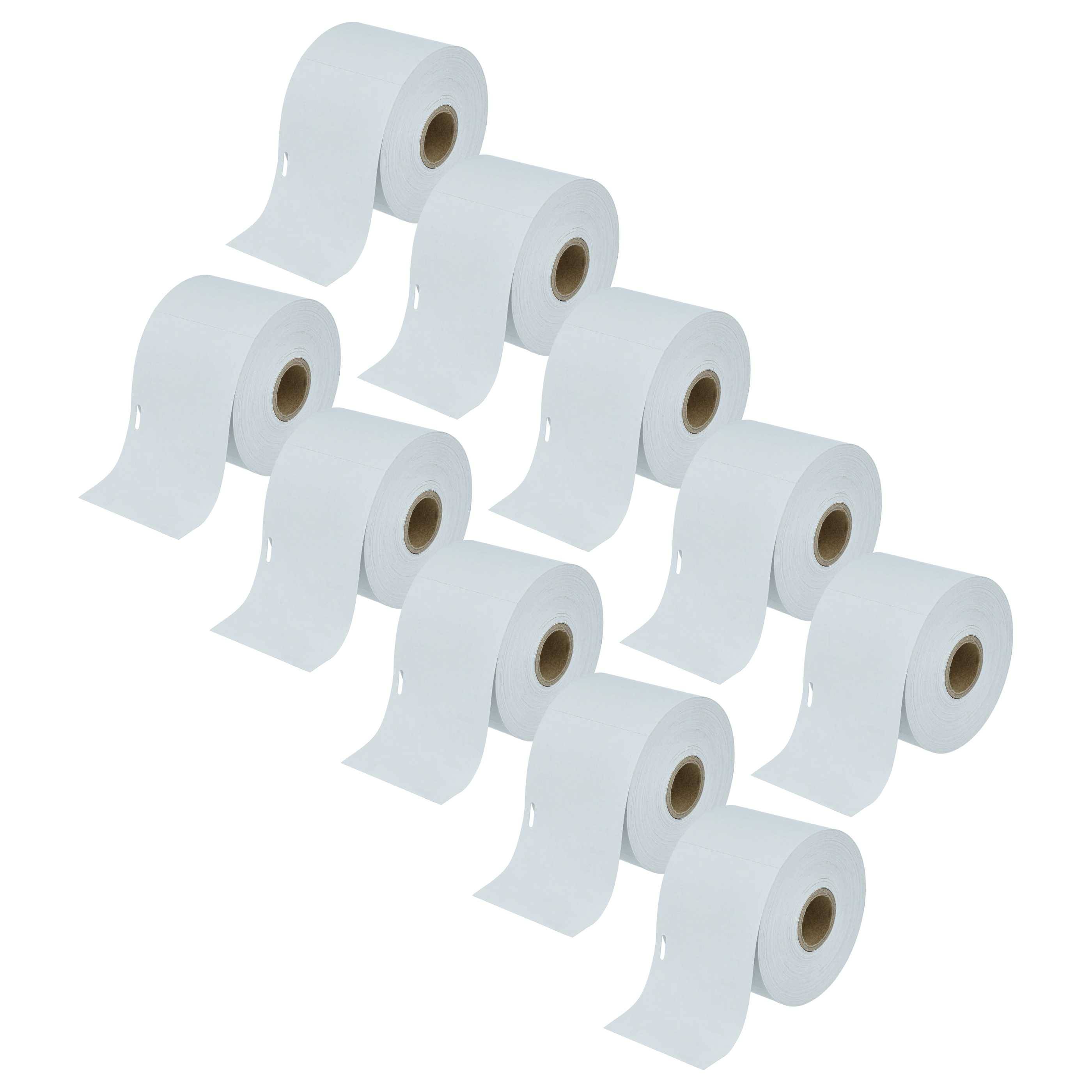 vhbw 10x Etiketten-Rolle 62mm x 106mm (250 Etiketten) kompatibel mit Dymo LabelWriter 450, 400 Twin Turbo, 450 Duo Etiketten-Drucker