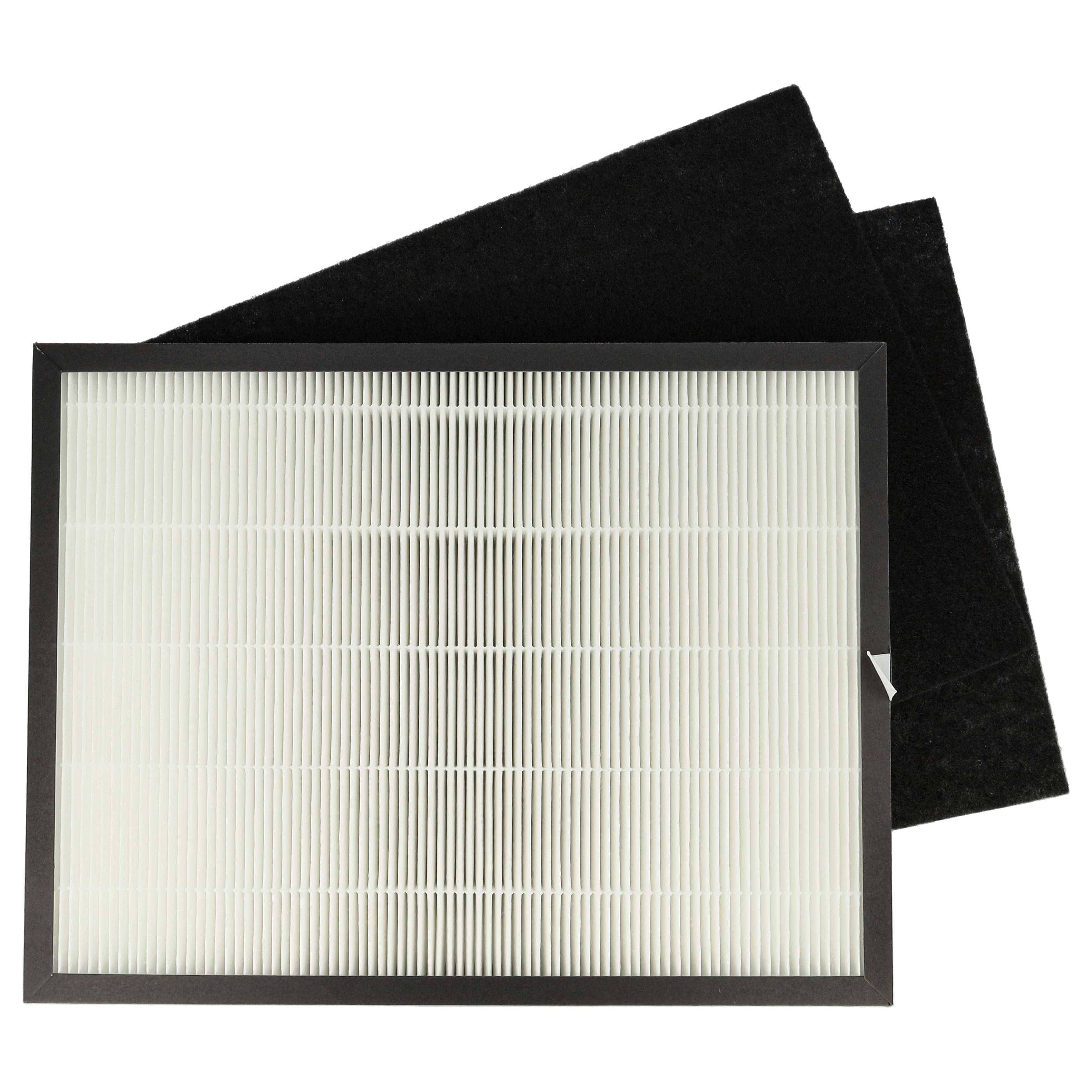 vhbw Filter-Set Ersatz für Rowenta H10, XD6040F0 für Luftbefeuchter, Luftreiniger - 3x Ersatz-Filter