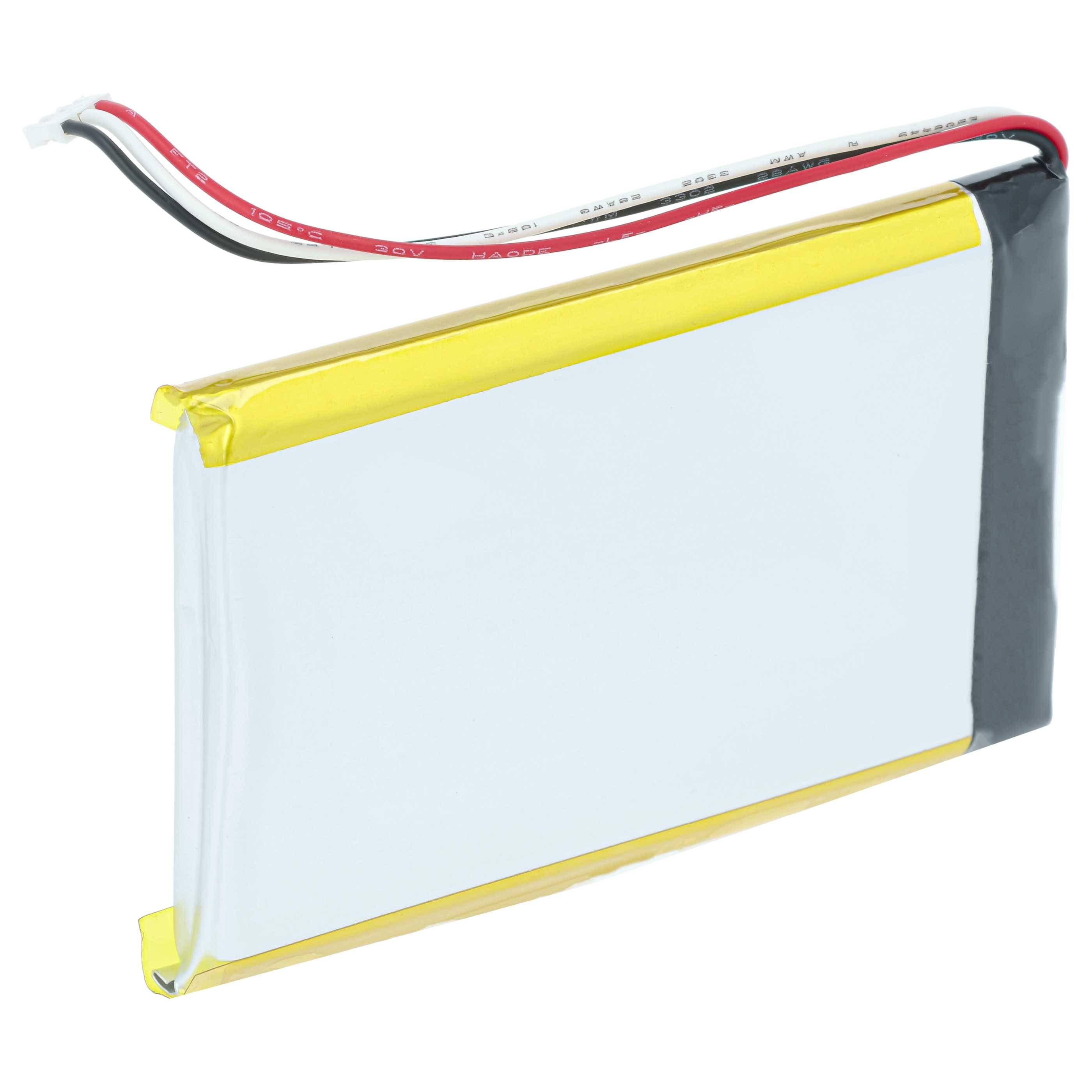 vhbw Akku kompatibel mit Garmin Nüvi 2660, 150T, 150LMT, 2460LMT, 2595LMT, 2595, 2505 GPS Navigation Navi (1250 mAh, 3,7 V, Li-Polymer)