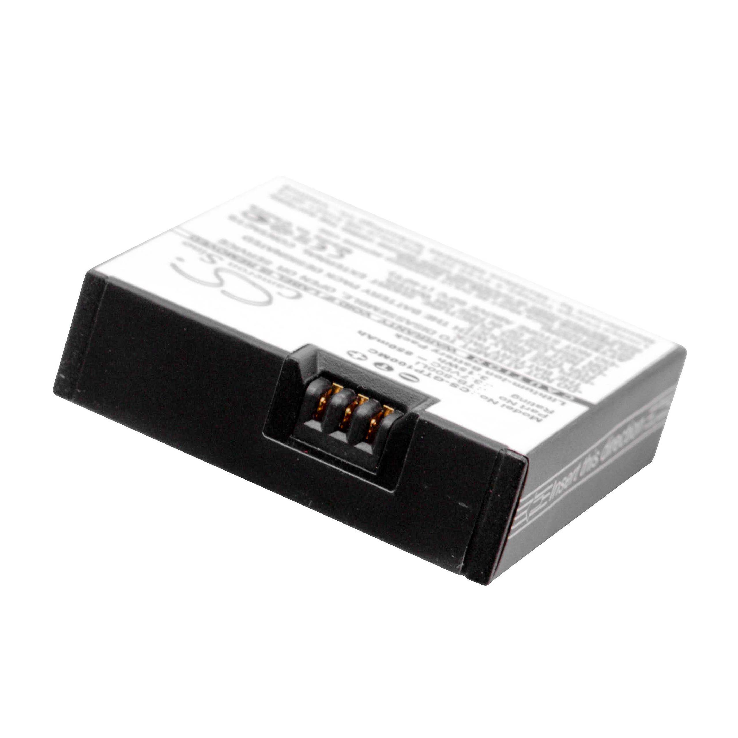 vhbw Akku kompatibel mit GoTop G1 Videokamera Camcorder (850mAh, 3,7V, Li-Ion)