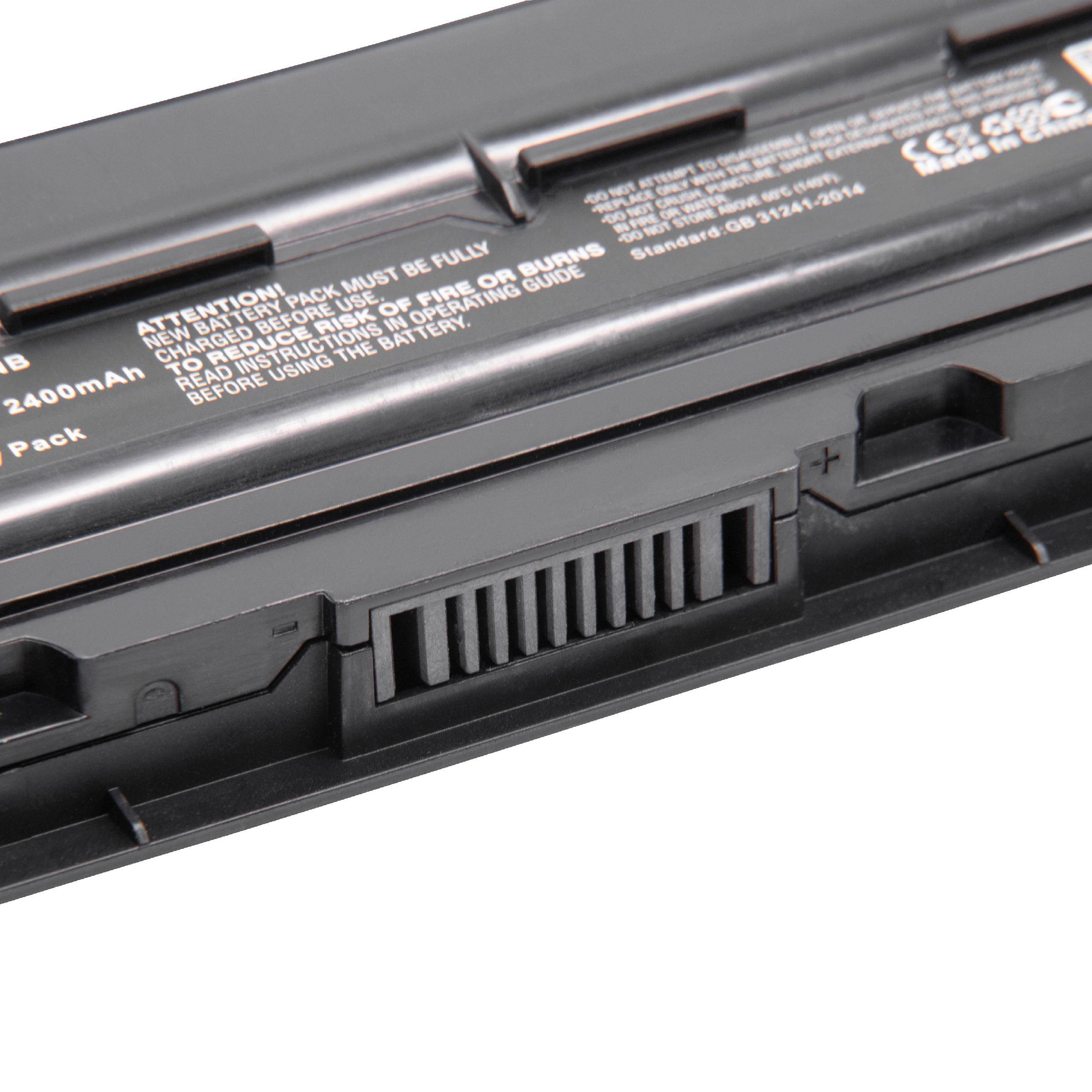 vhbw Akku kompatibel mit Asus P2520LA-XO0505E, P2520LA-XO0774E, P2520LA-XO610E, P2520LAXO0519D Notebook (2400 mAh, 14,4 V, Li-Ion)