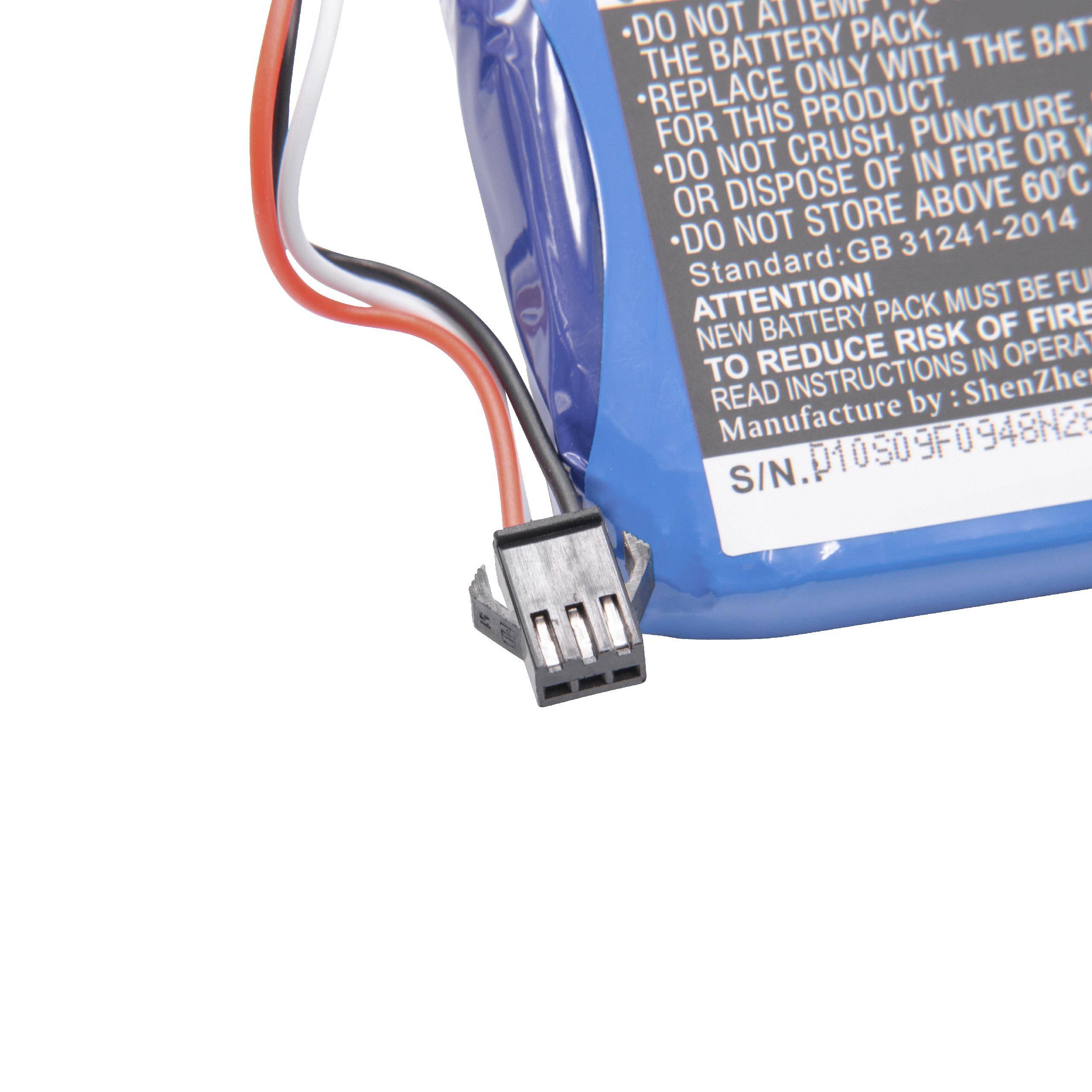 vhbw Akku Ersatz für Extech BATT-74V, PL707080 für Oszilloskop, Messgerät (4500mAh, 7,4V, Li-Polymer)