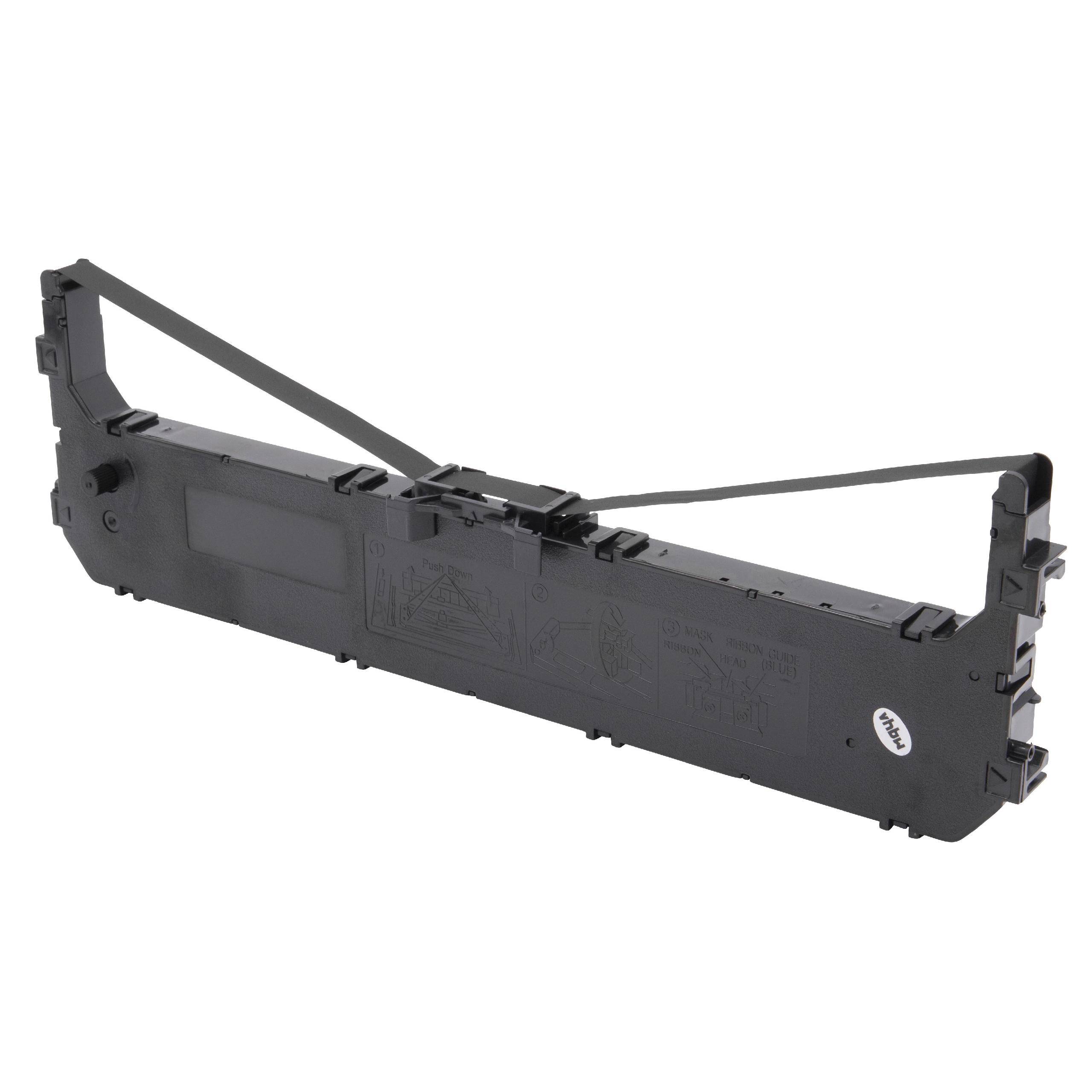 vhbw Farbband Schriftband kompatibel mit Panasonic KX-P3926 | KX-P3200 Nadeldrucker, Bondrucker - Schwarz