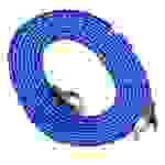 vhbw Netzwerkkabel LAN Kabel Patchkabel Cat7 3m blau flach