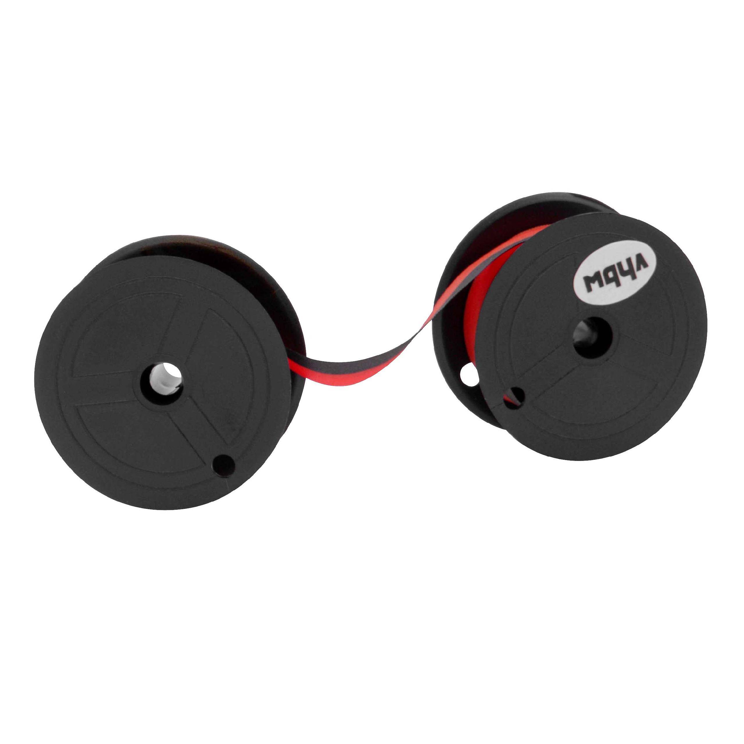 vhbw Farbband Schriftband kompatibel mit Triumph-Adler 1426 P | 1428 P Nadeldrucker, Bondrucker - Schwarz, Rot