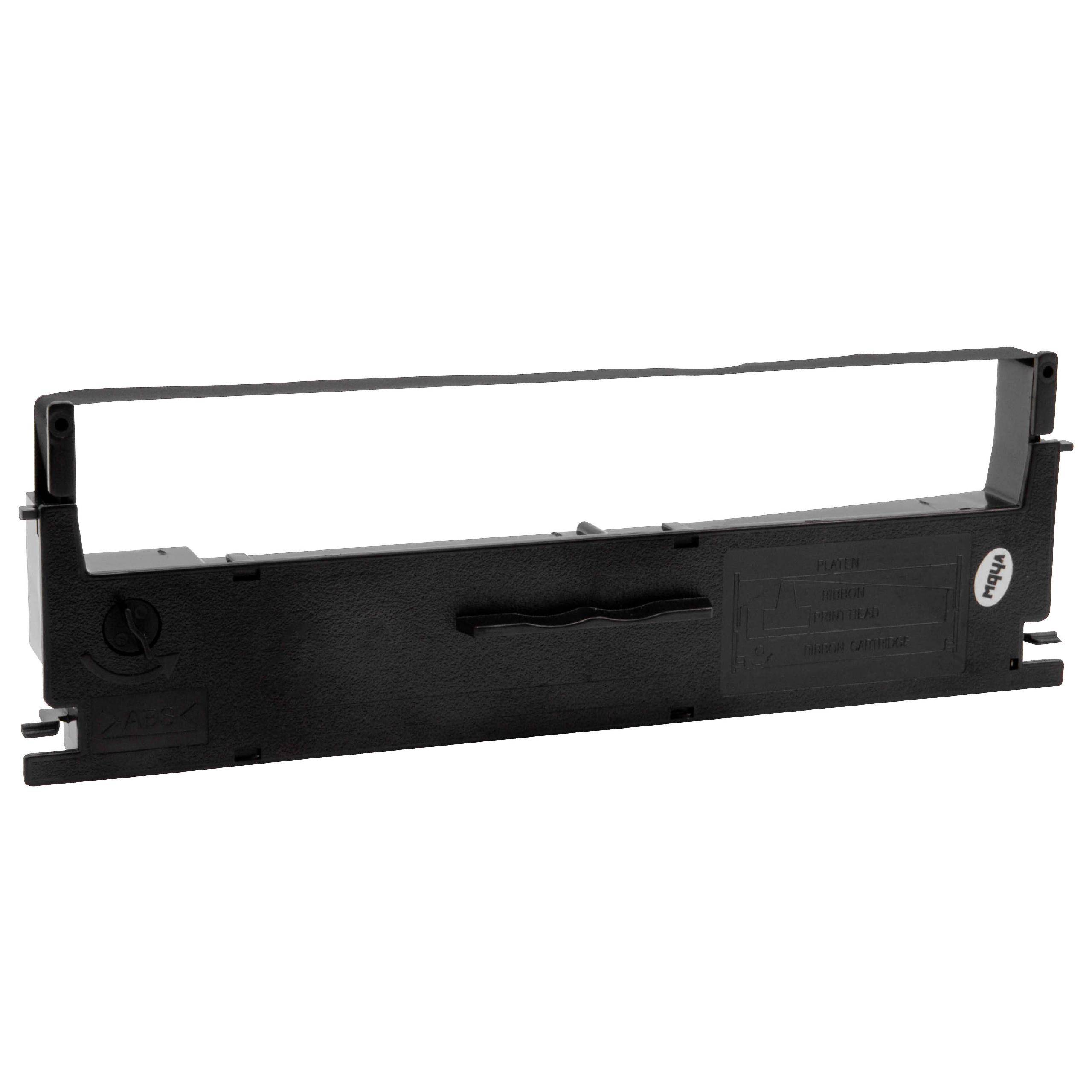 vhbw Farbband Schriftband Ersatz für Epson C13S015624 für Nadeldrucker | Bondrucker - Schwarz