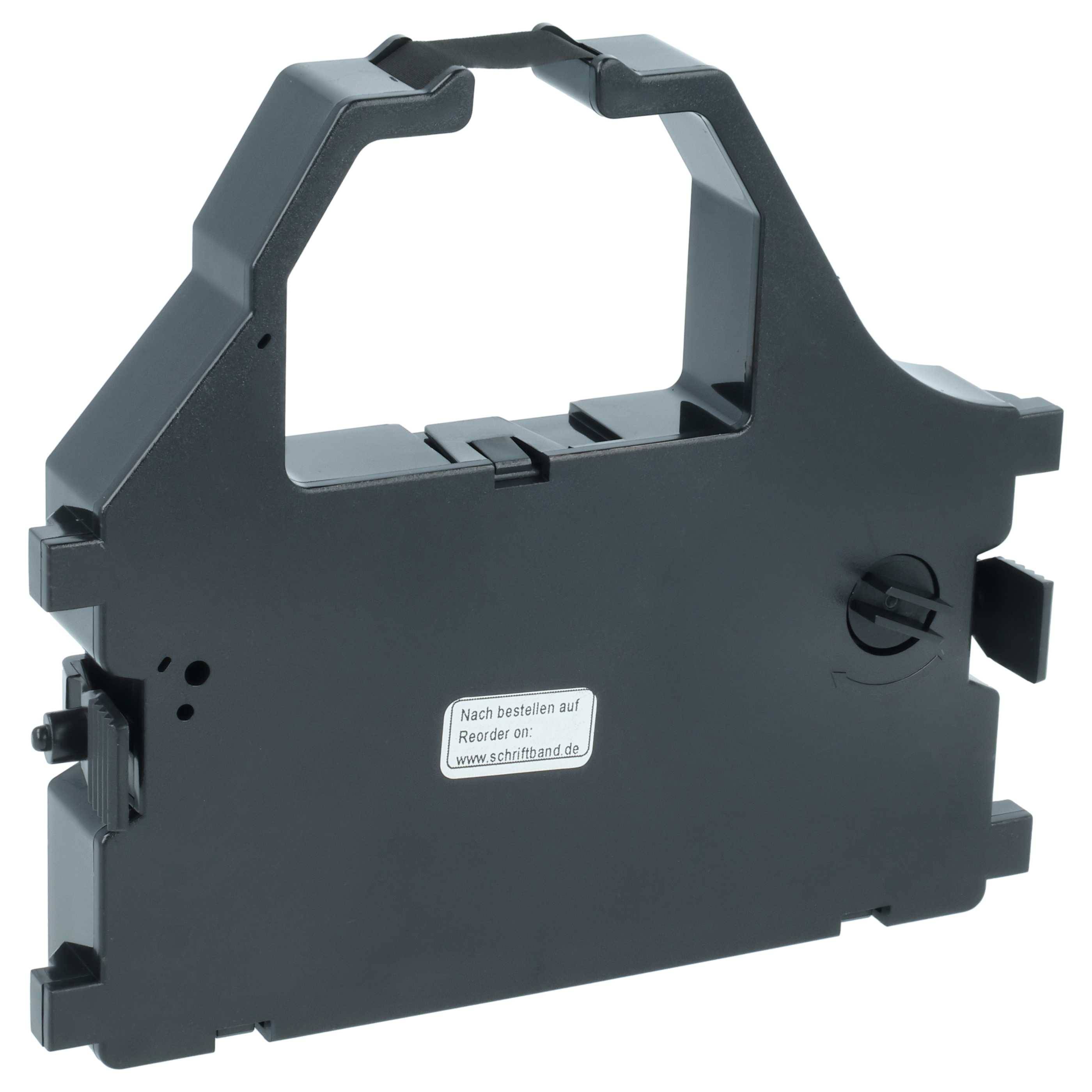 vhbw Farbband Schriftband kompatibel mit Star Micronics XB 24-250, XB 2430, XB 2425, ZA 250, ZA 200 Nadeldrucker, Bondrucker - Schwarz